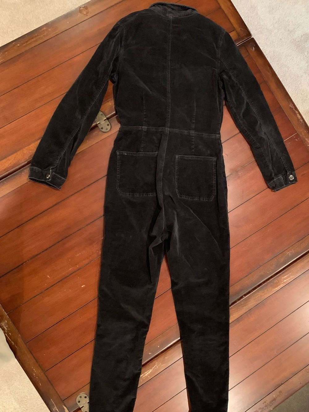 Free People Black Ribbed Jumpsuit 🖤🖤🖤🖤🖤🖤🖤🖤🖤🖤 size medium - Picture 2 of 12
